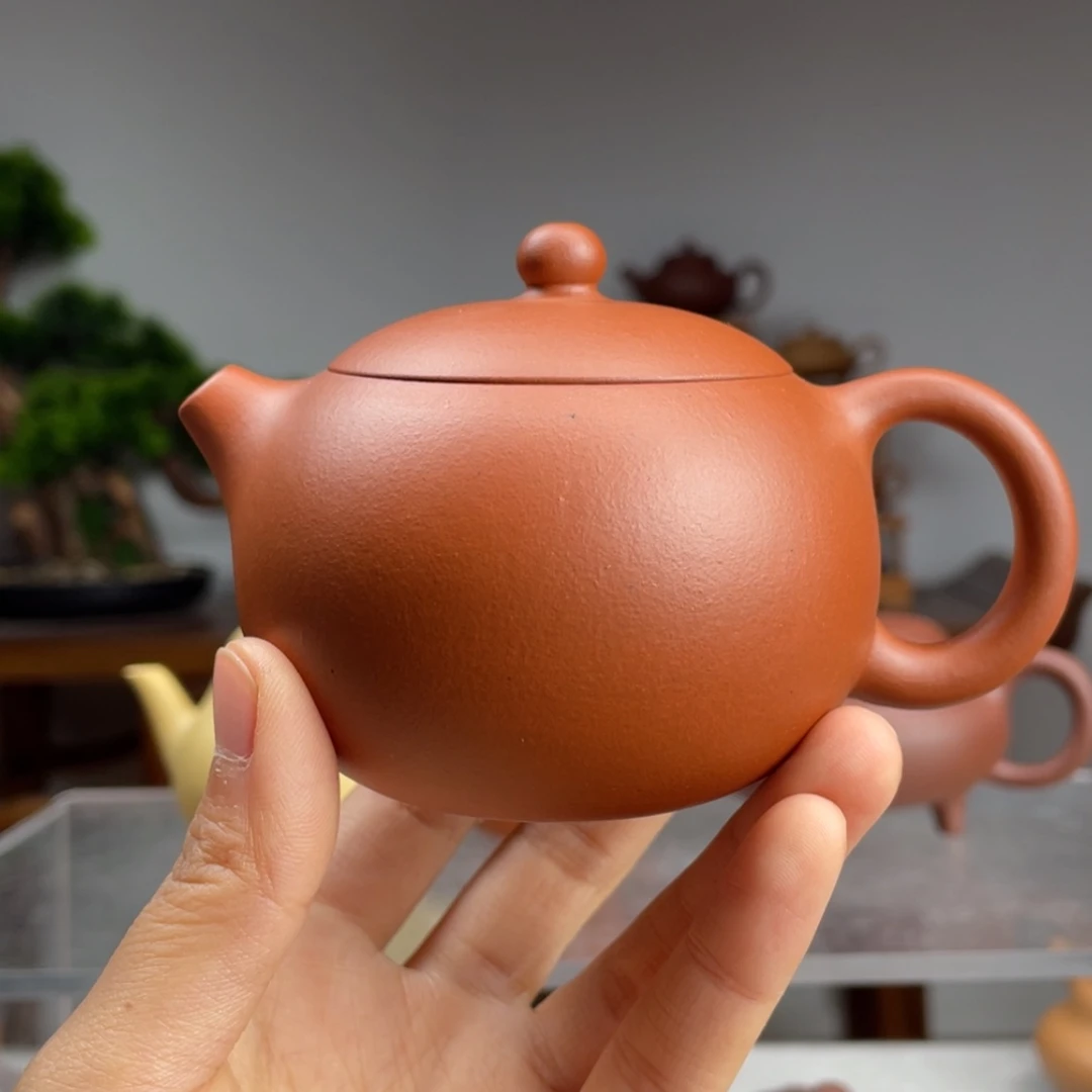 【闪购商品】紫砂茶壶阿**5生料朱泥西施容量150cc