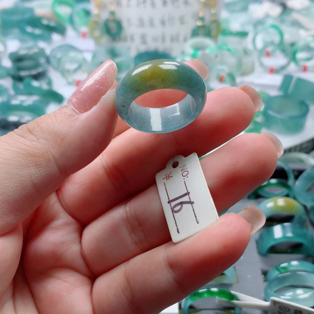 翡翠戒指未镶嵌戒指
