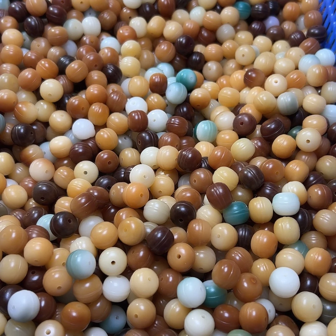 菩提根/象牙果吊坠卡13多宝汉堡珠50颗