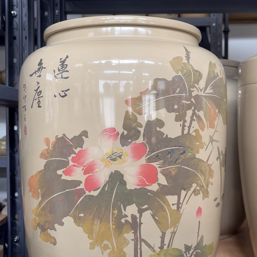 白泥水亮光存茶缸微瑕29