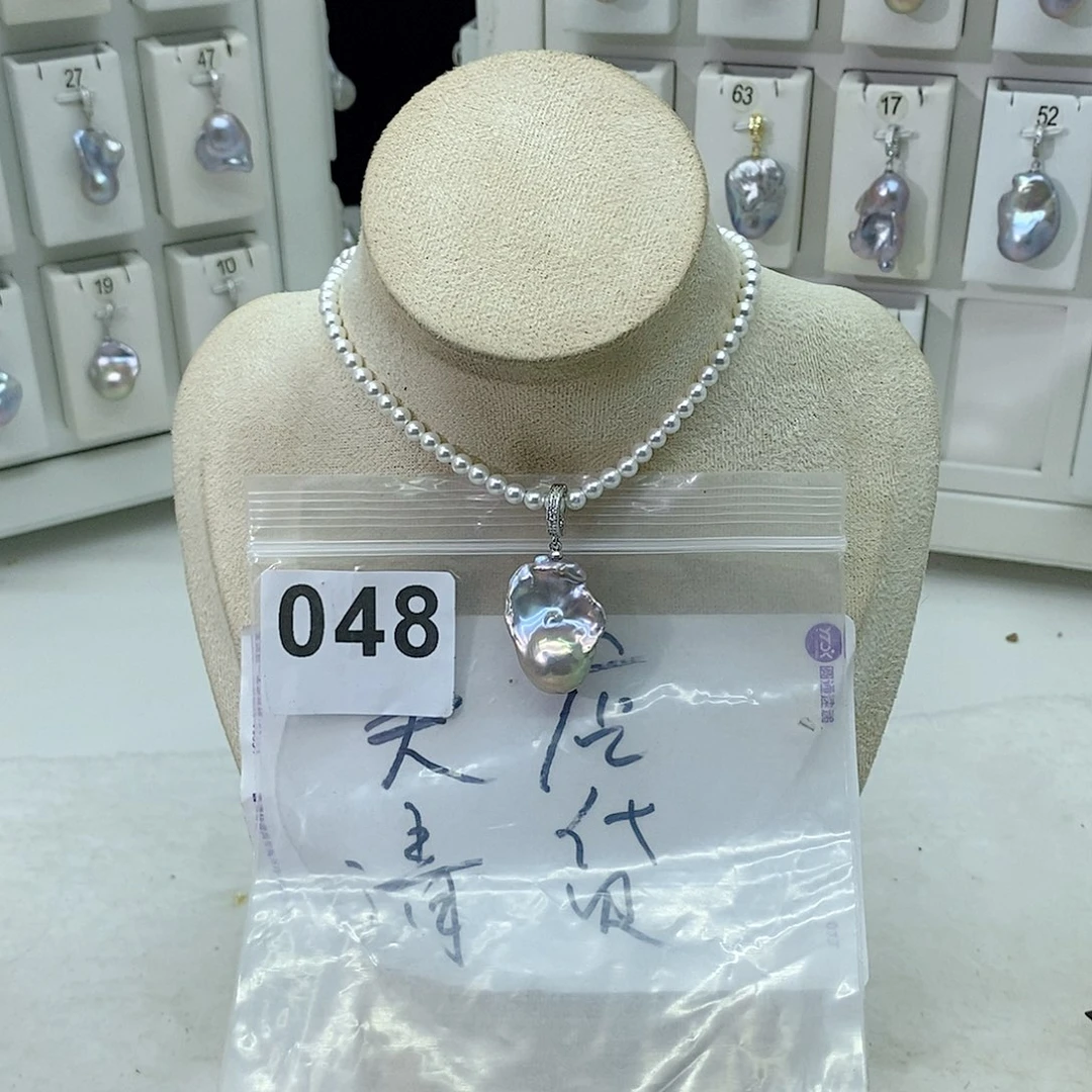 淡水珍珠颈饰合金