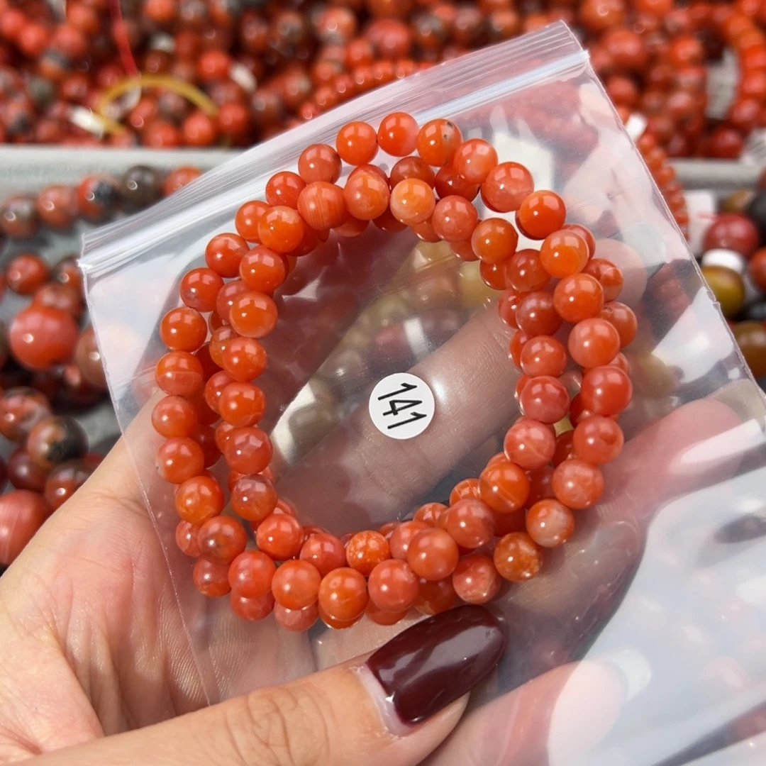 南红玛瑙未镶嵌手串