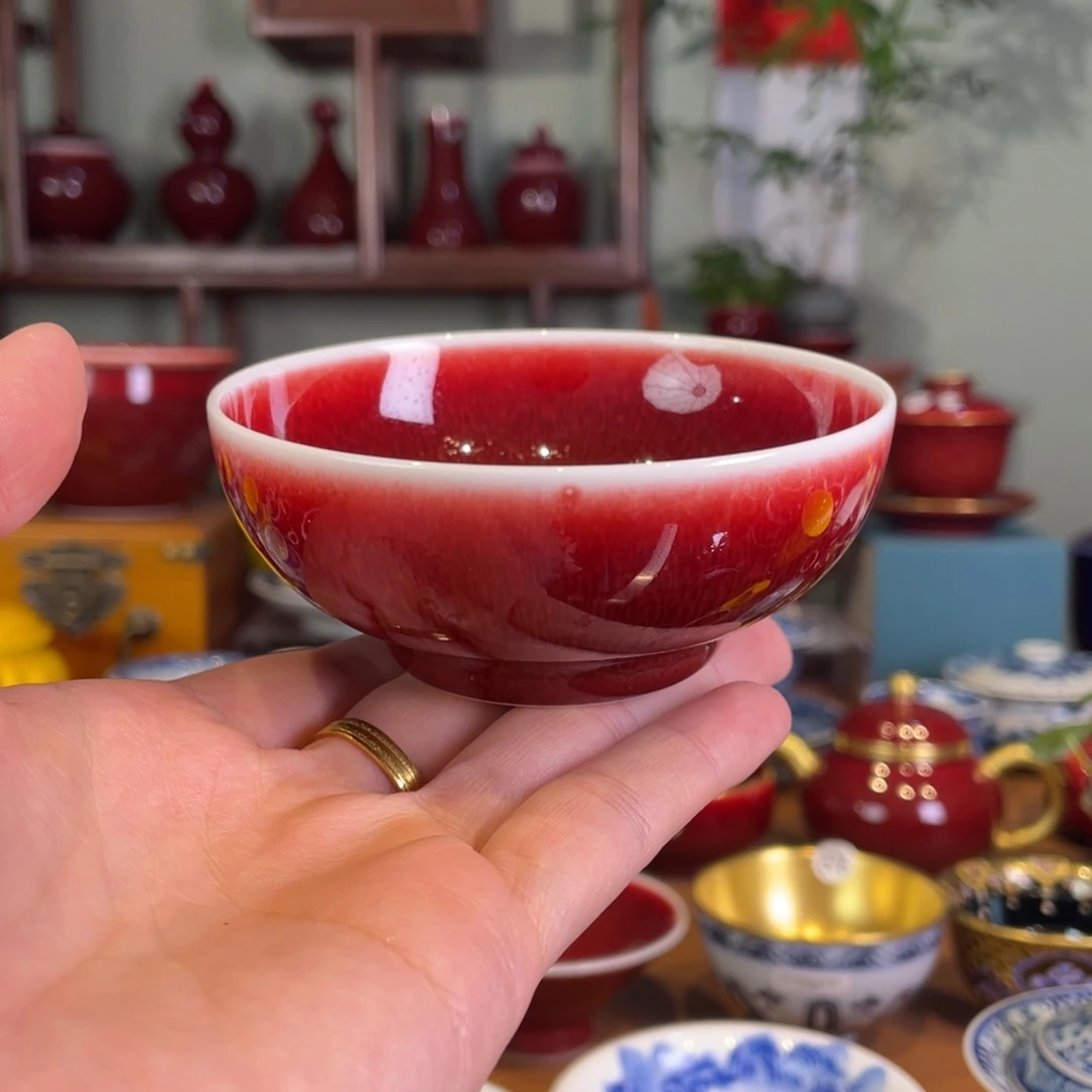 清欢雅玩原矿郎红福利普洱杯