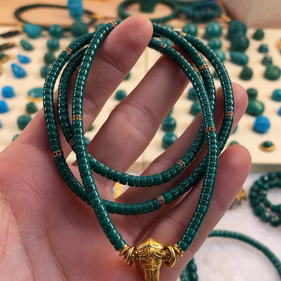 神****绿松石未镶嵌配饰