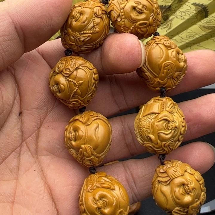橄榄核手串/手链2.15手工荷叶童子米勒