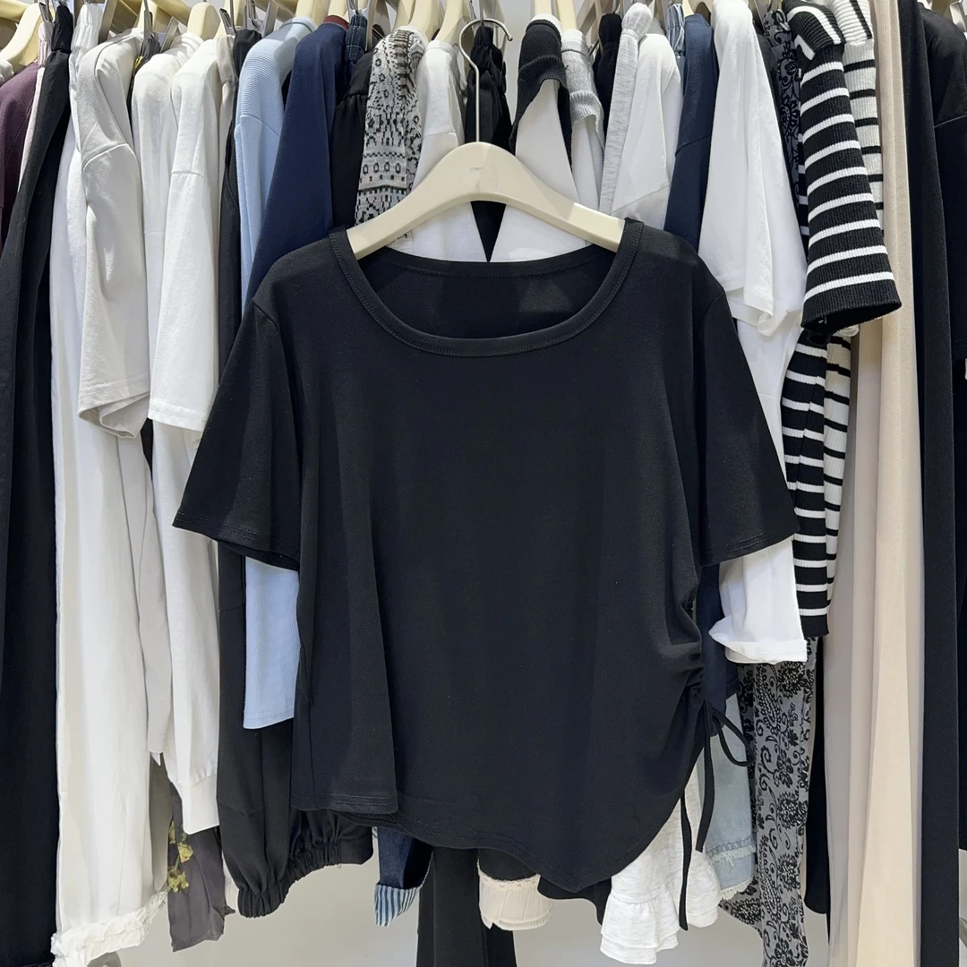 （沈阳五爱女装）2557舞蹈生百搭短袖