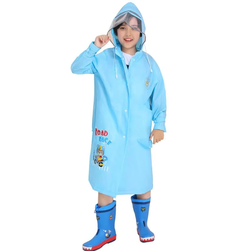 儿童雨衣男童女童小学生幼儿园全身防暴雨加厚耐磨防水中大童雨披