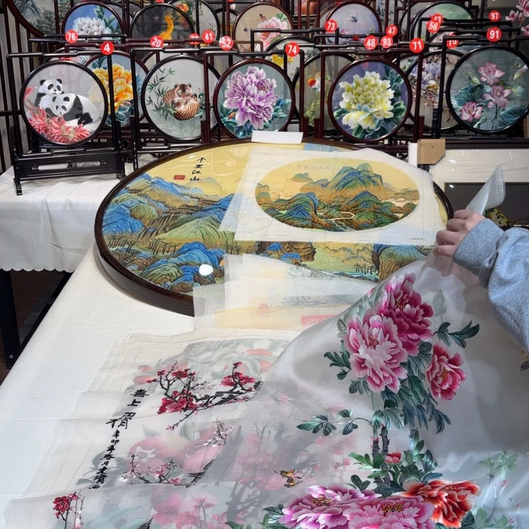 织绣纯手工非遗苏绣