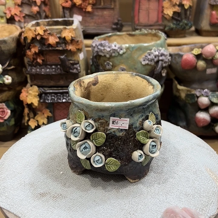 陶然多肉花盆百搭