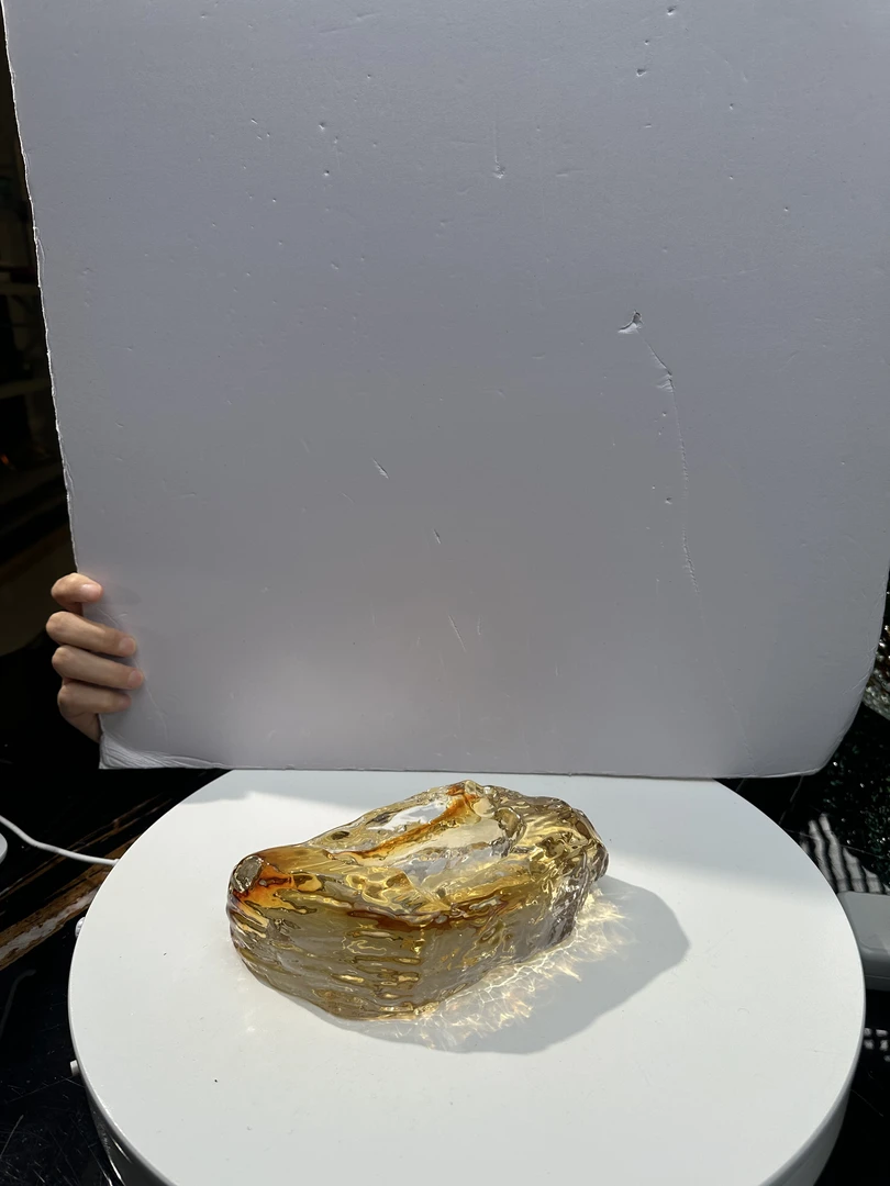 【烟灰缸】新中式茶具纯手工极简送礼水晶琉璃摆件