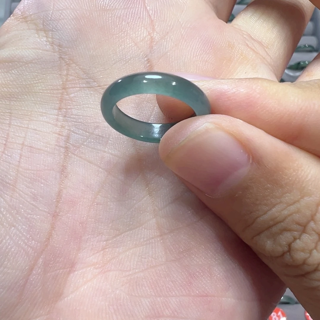 翡翠未镶嵌戒指11111116987