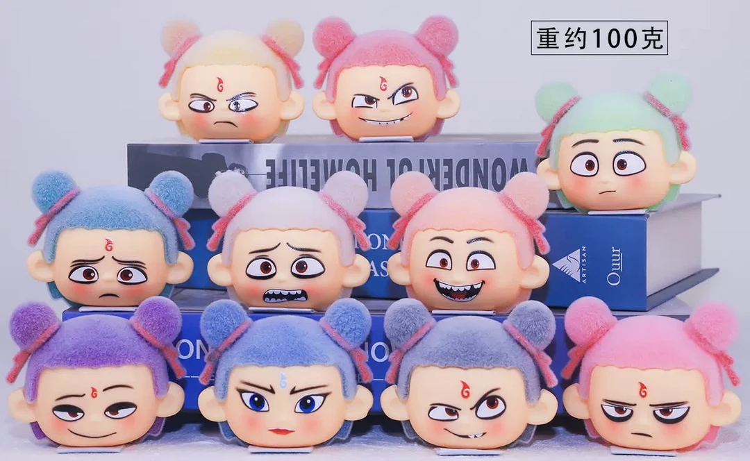 植绒哪吒香薰夜光摆件水果崽崽立体公仔桌面diy摆件