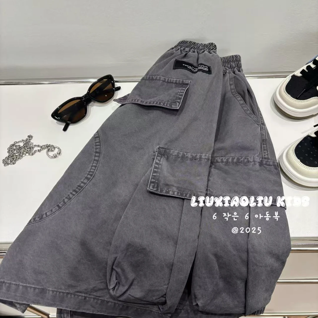 杭州六小六正版BY LIUXIAOLIU夏季儿童工装短裤19209