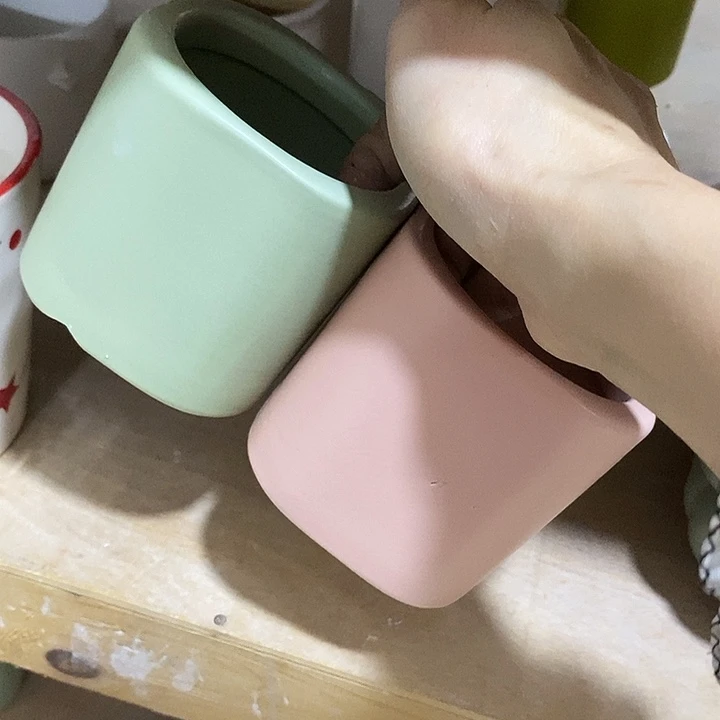 陶公道杯陶盆有孔 瑕疵介意勿拍