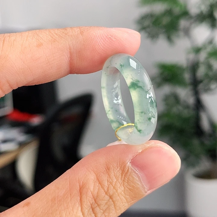 翡翠未镶嵌戒指17号