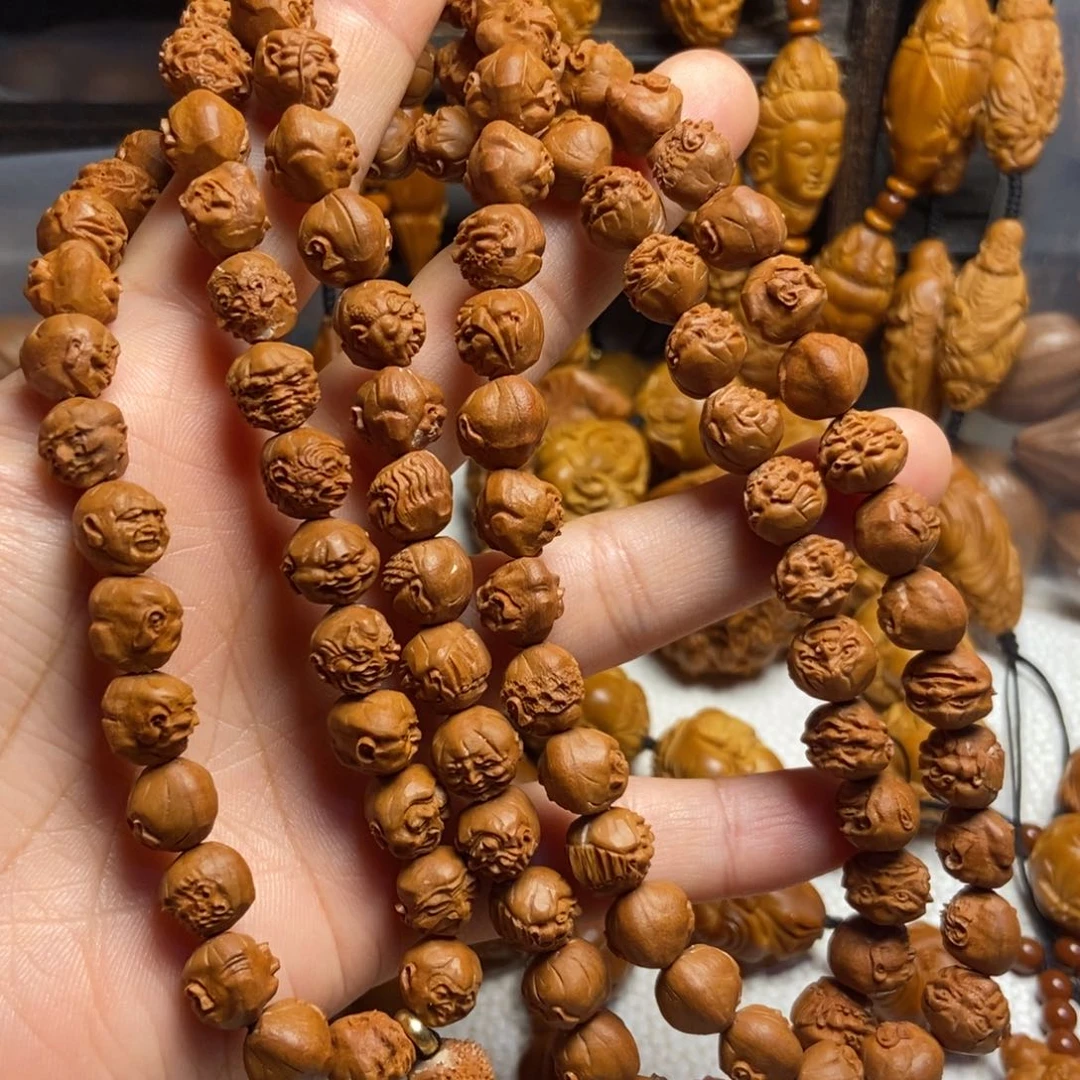 【闪购商品】手串/手链橄榄核小*哥桃核108罗汉