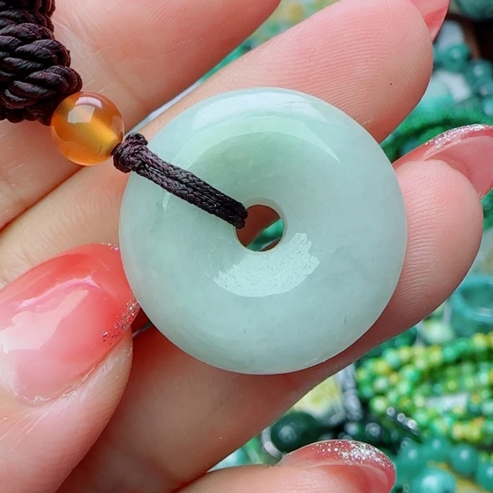颈饰未镶嵌翡翠天然A货58