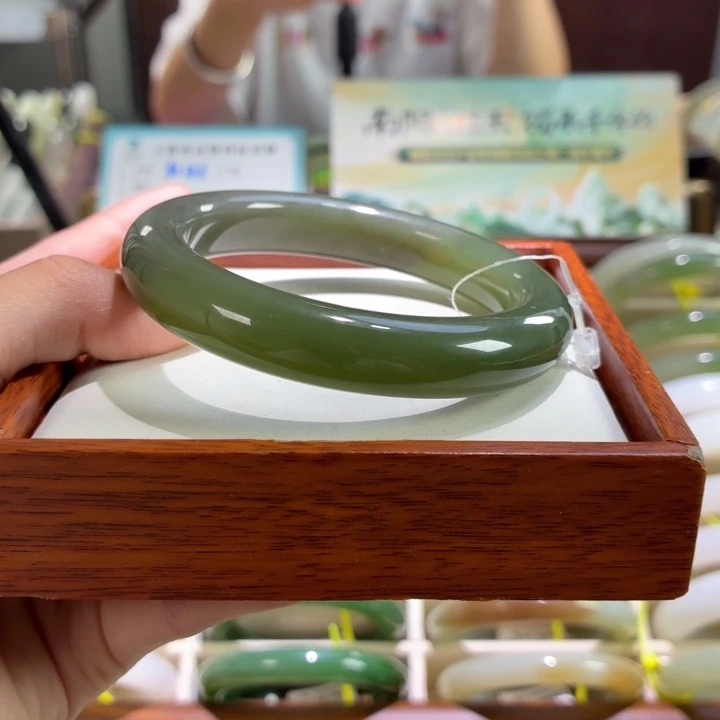 未镶嵌手镯和田玉圈口57 58 链接54