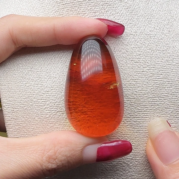 琥珀未镶嵌手链吊坠