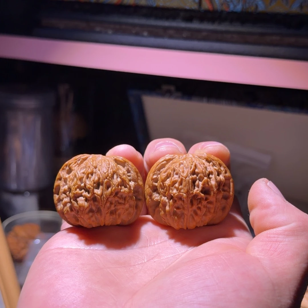 文玩核桃吊坠42全品磨盘as