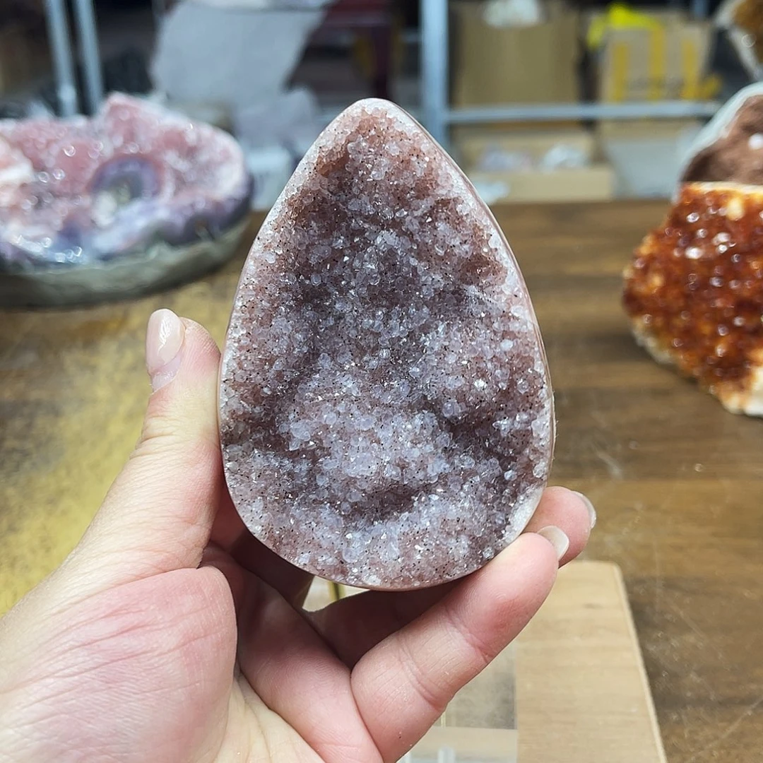 紫晶摆件未镶嵌天然