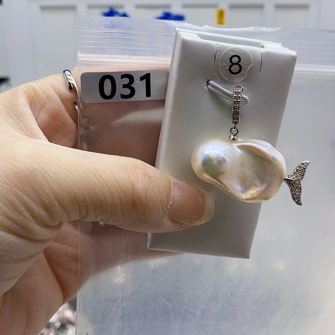 颈饰合金淡水珍珠