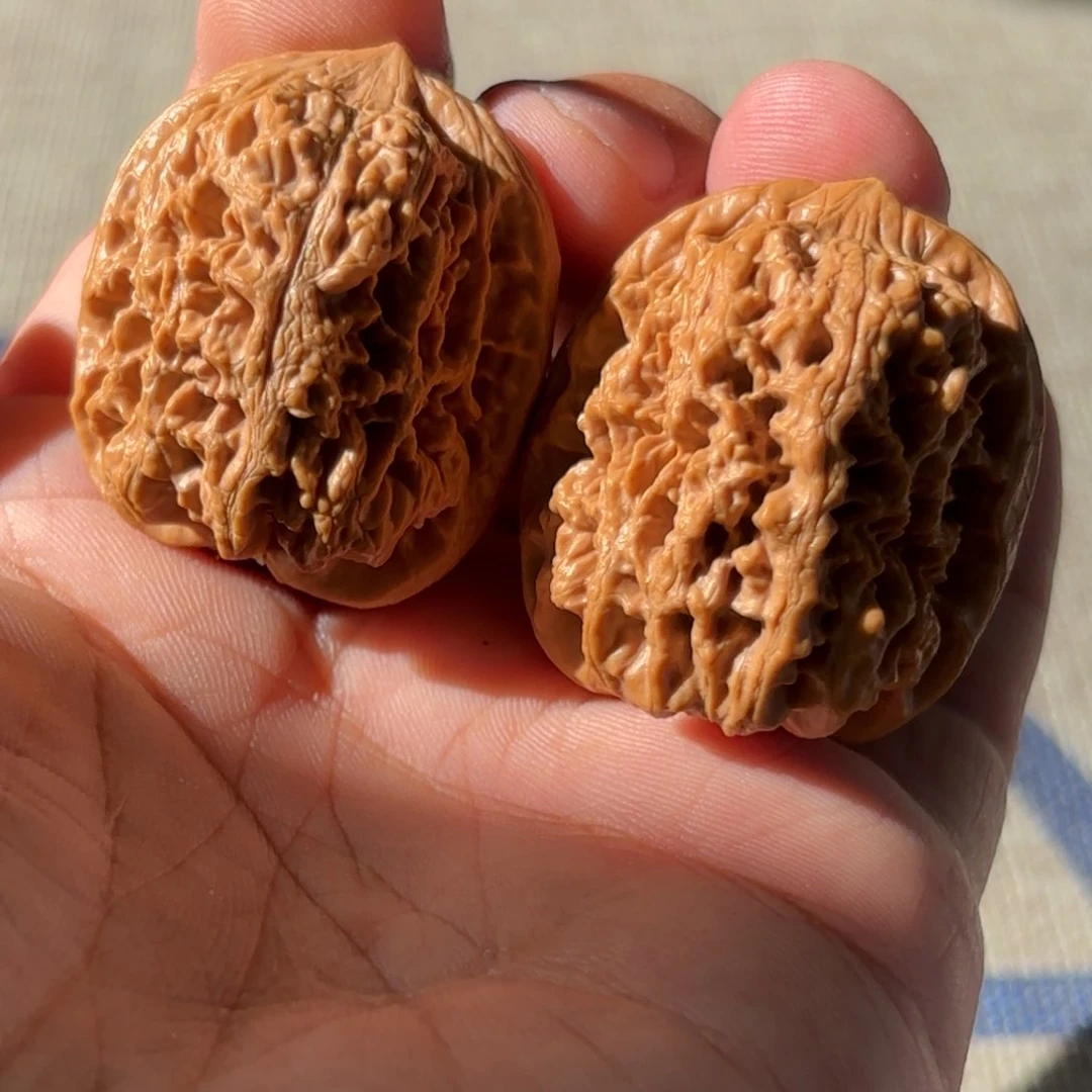 文玩核桃把件将军膀35