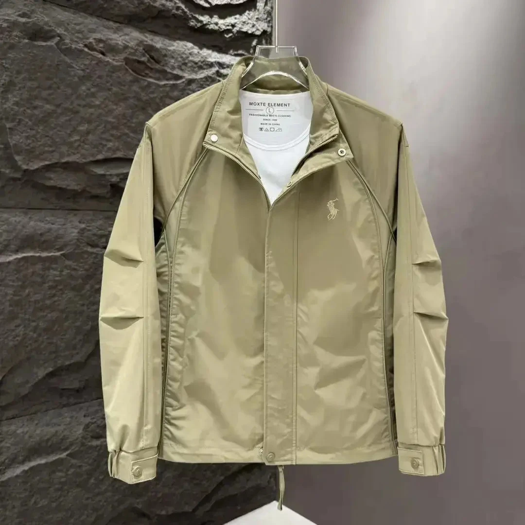 欧洲站工装上衣男款春秋季户外运动休闲宽松简约百搭夹克外套潮流