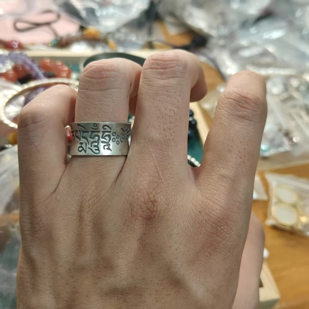 925银银制品 （云）戒指一个复古