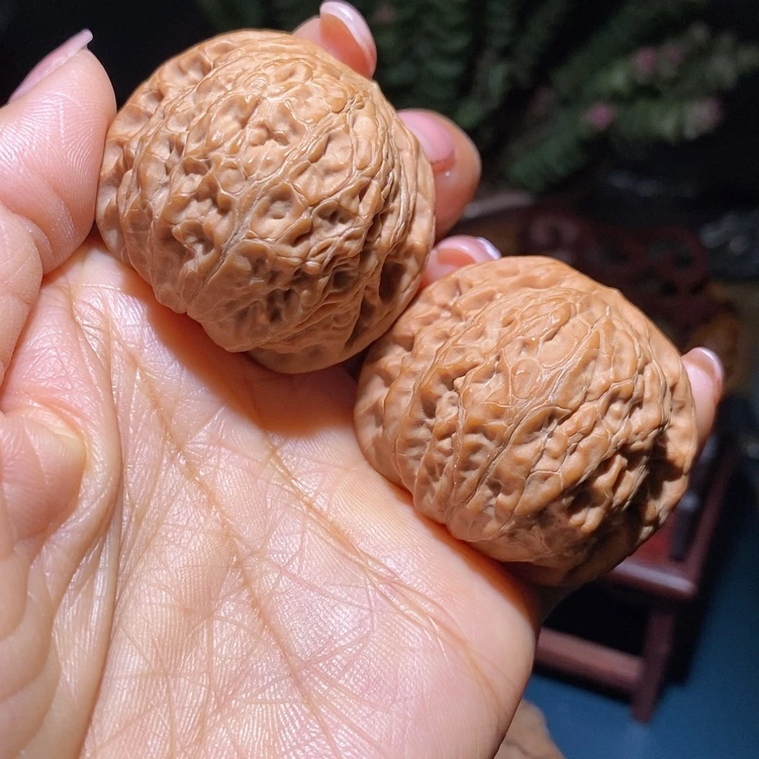 文玩核桃把件铁锤41全品