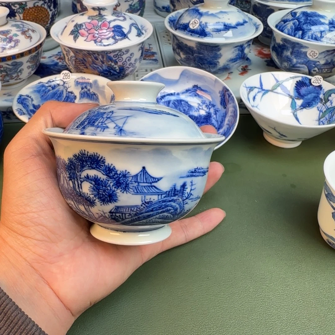 陶纯手工纯手绘茶具292