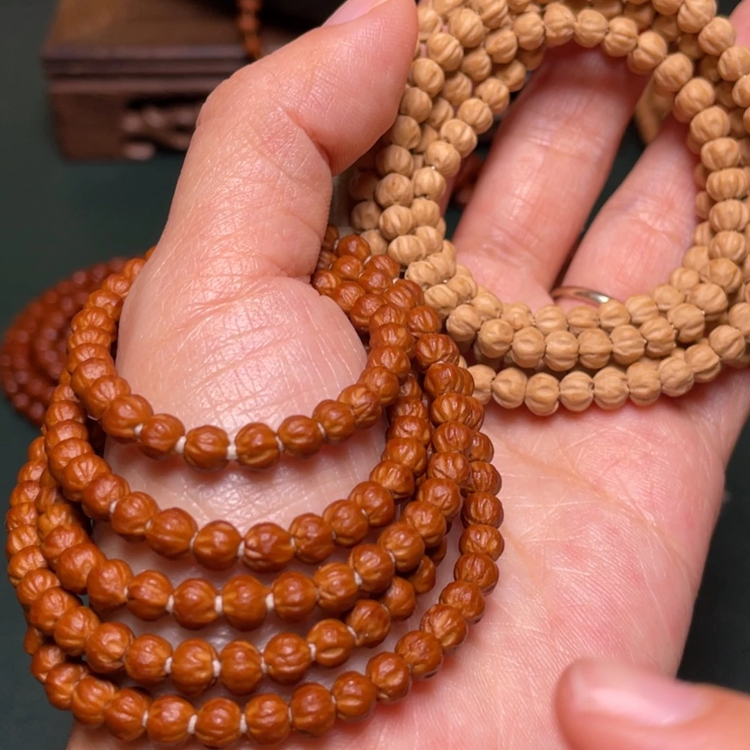 柏香籽/百香籽吊坠莲花金豆