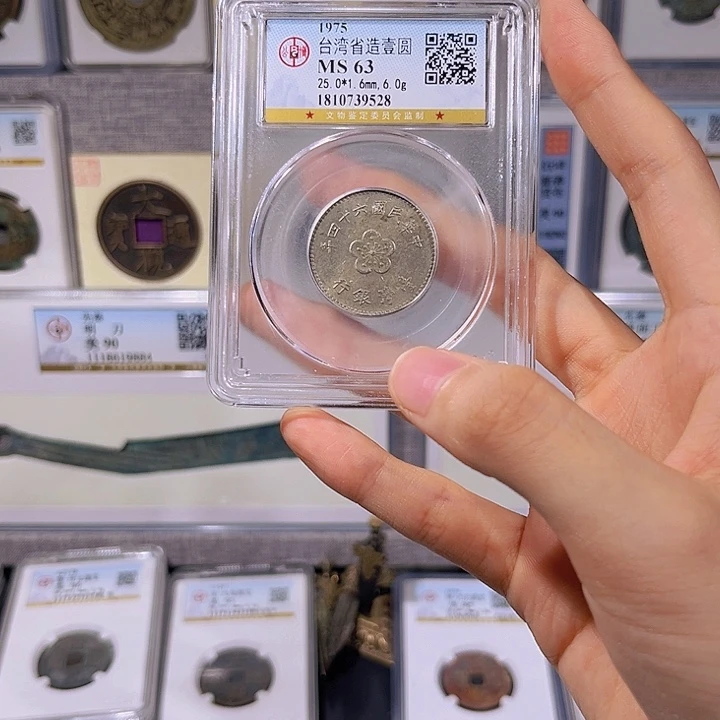 铜台湾造壹圆。 齐泉