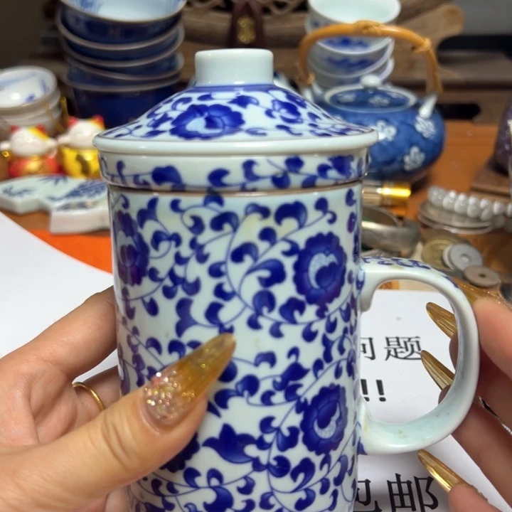 盖碗瓷器直播放漏中