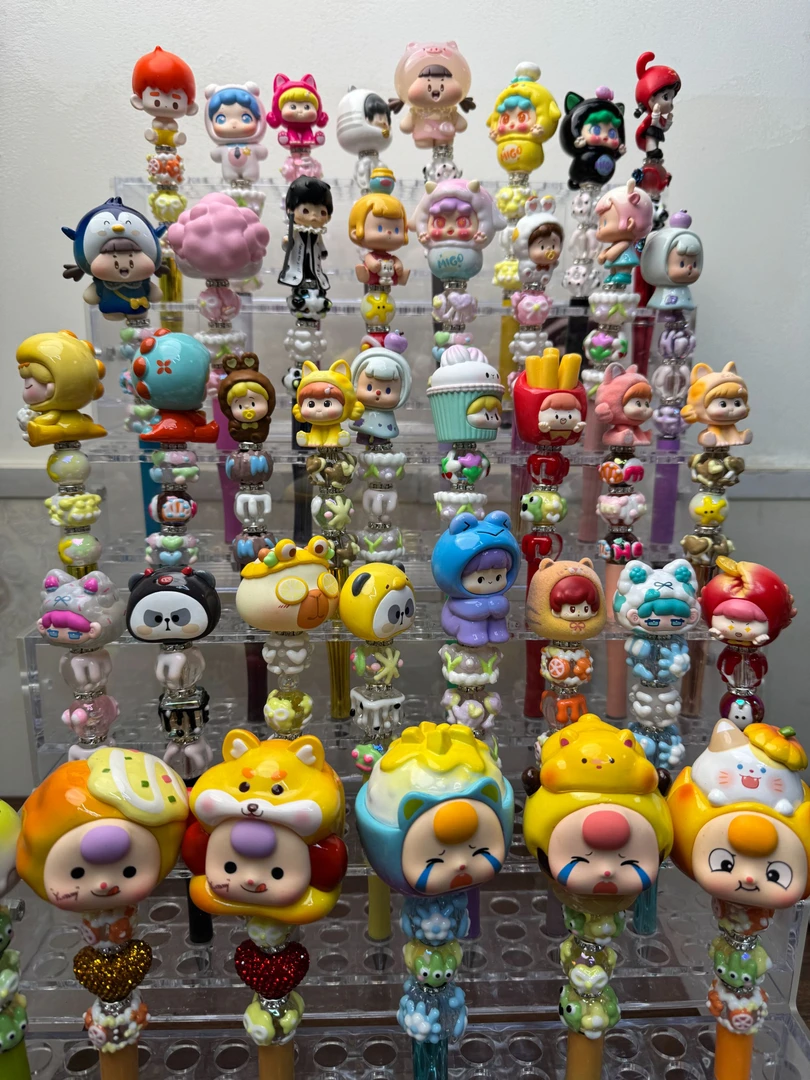 【主播拆】爆款潮流DIY黑色圆珠笔