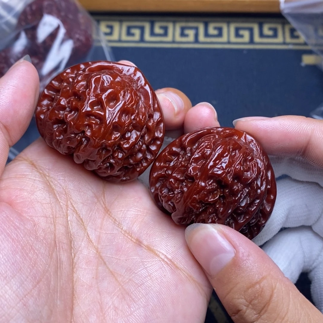 文玩核桃吊坠宫灯43 色差