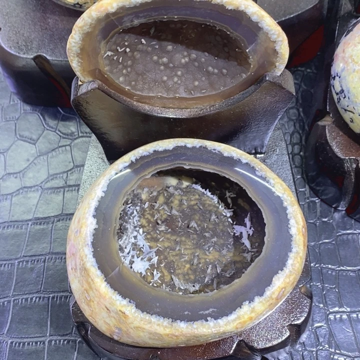 未镶嵌珠宝半成品水晶奇石盆