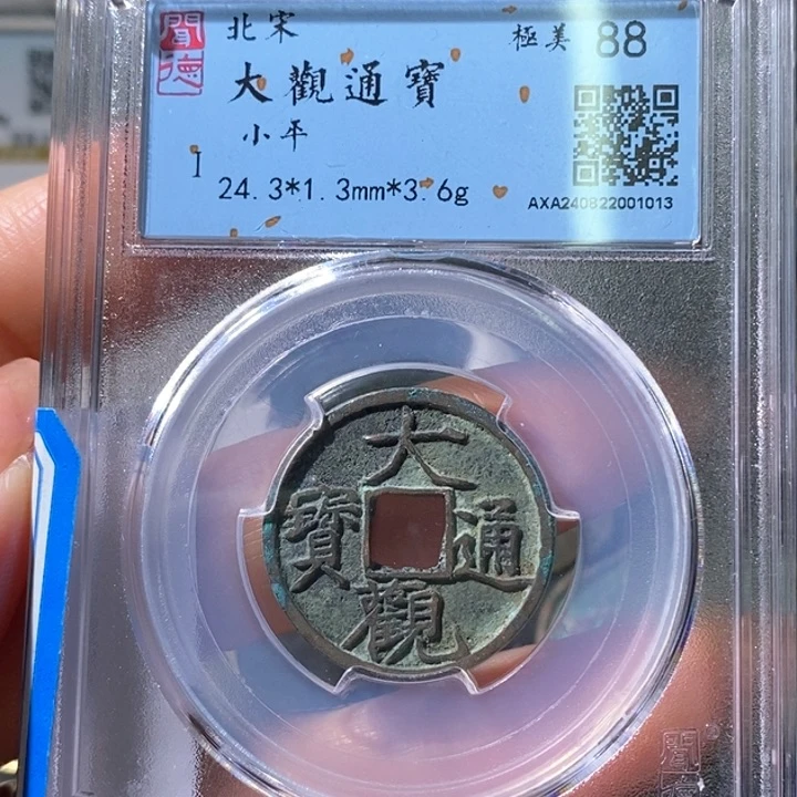 铜5大观通宝小平88 1013