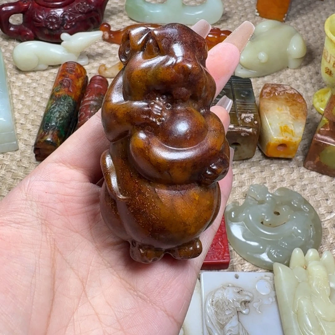 今***春吊坠白玉菩提挂件