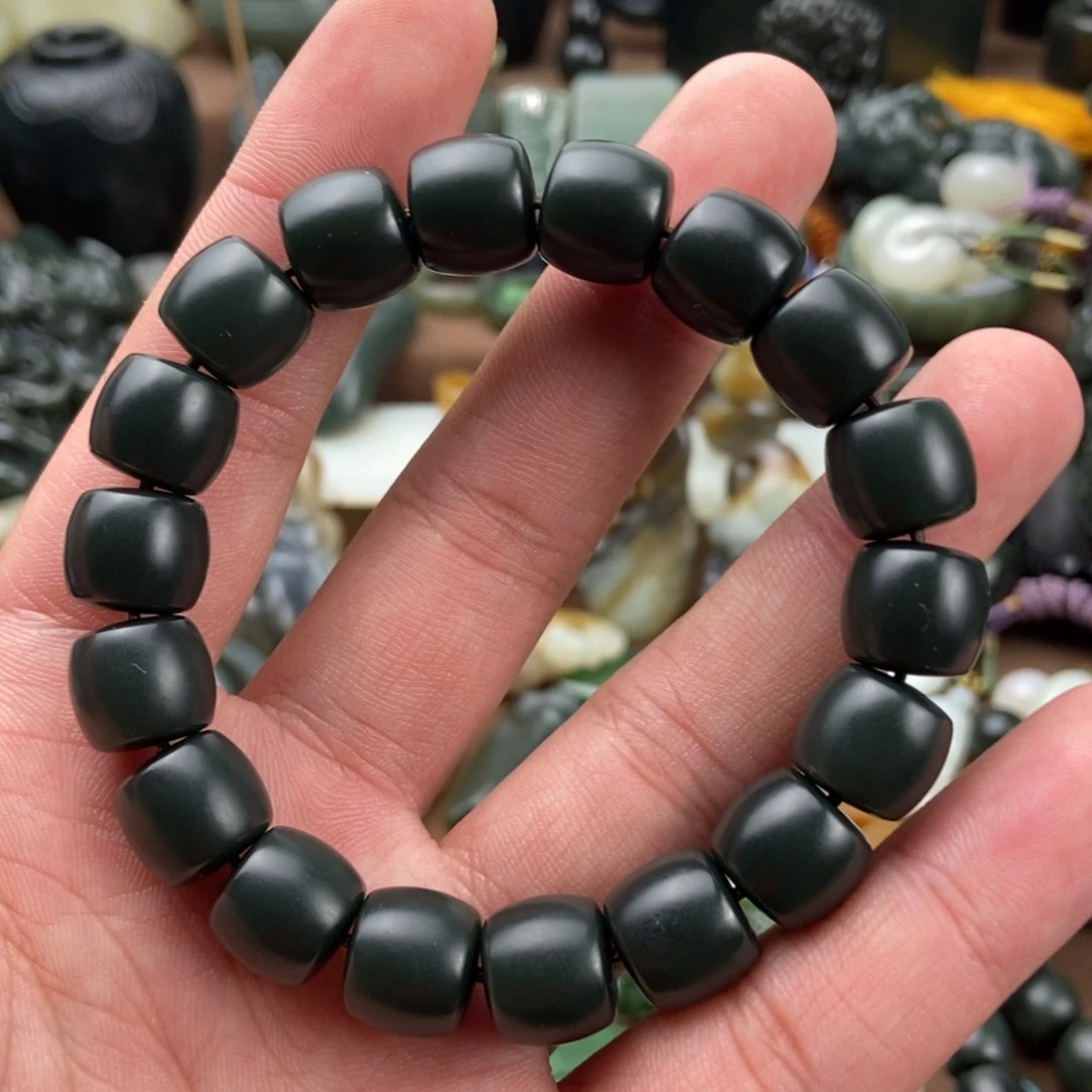 和田玉手串未镶嵌