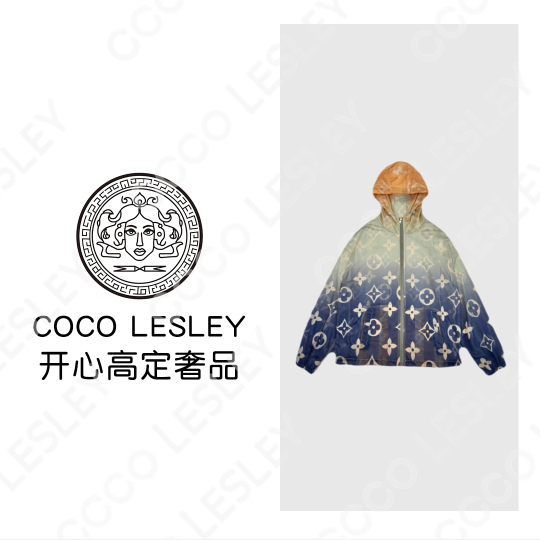 【 COCO LESLEY】渐变老花~冰感网眼透气面料~连帽宽松连帽防晒衣