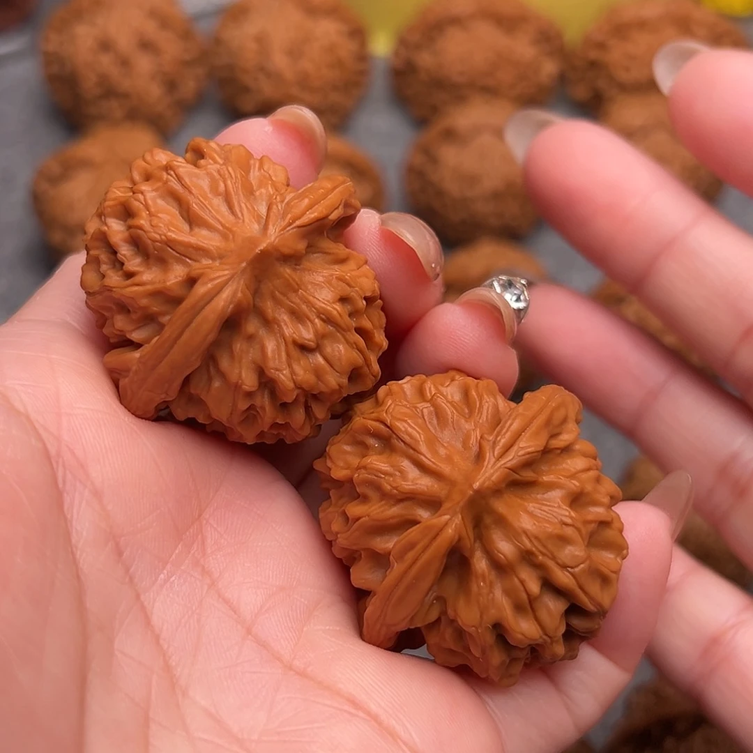 把件文玩核桃精品磨砂蜡油皮龙鳞40全品毕业款