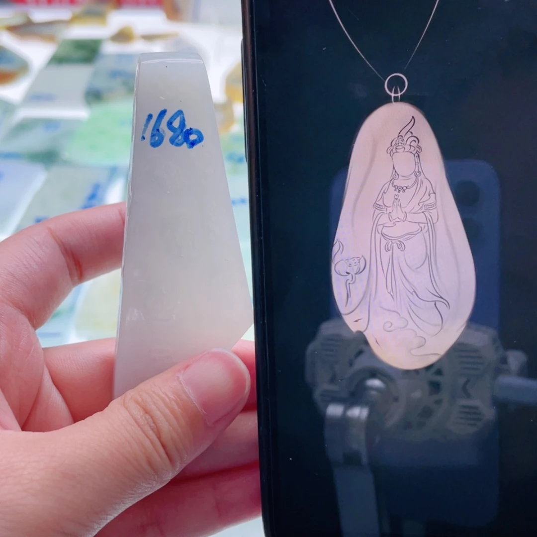 【闪购商品】定制翡翠未镶嵌天然翡翠包工