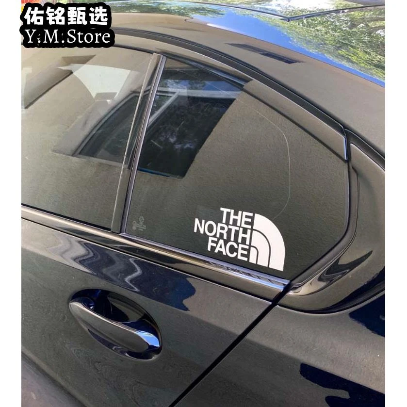 THE NORTH FACE北脸贴纸北面贴纸潮流嘻哈个性汽车油箱盖贴