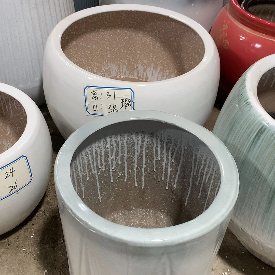 高温陶瓷花盆微瑕