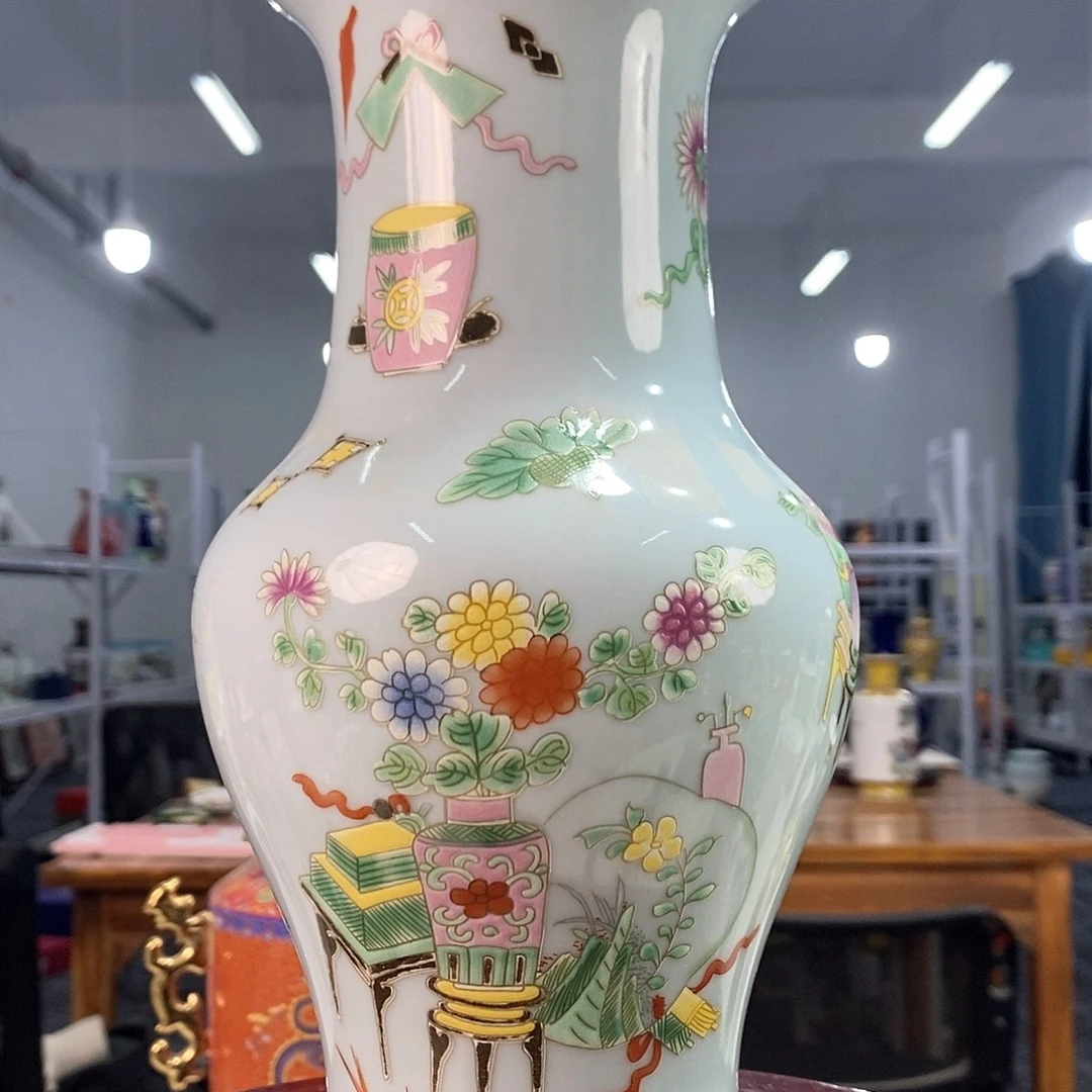 摆件景德镇陶瓷花瓶摆件