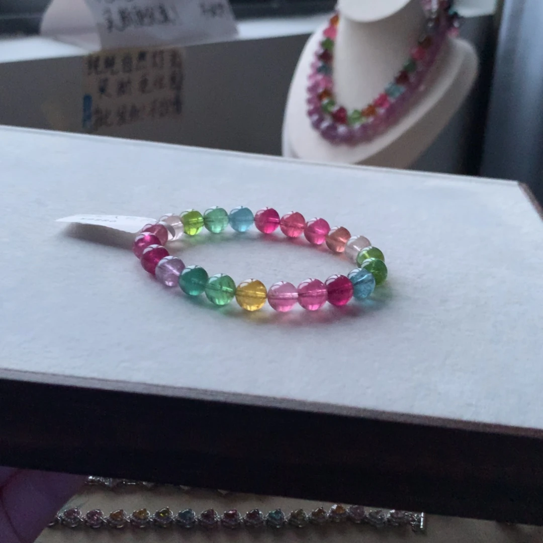 未镶嵌手链碧玺碧玺