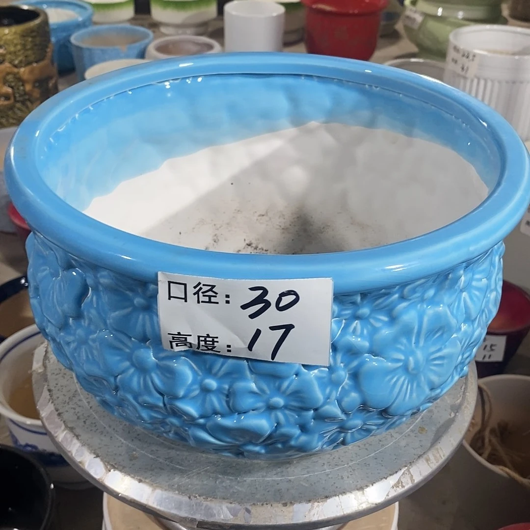 【闪购商品】陶瓷微瑕花盆-大大大号033-1个大号兰