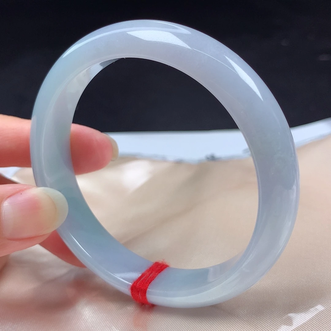 翡翠未镶嵌手镯59圈h8627