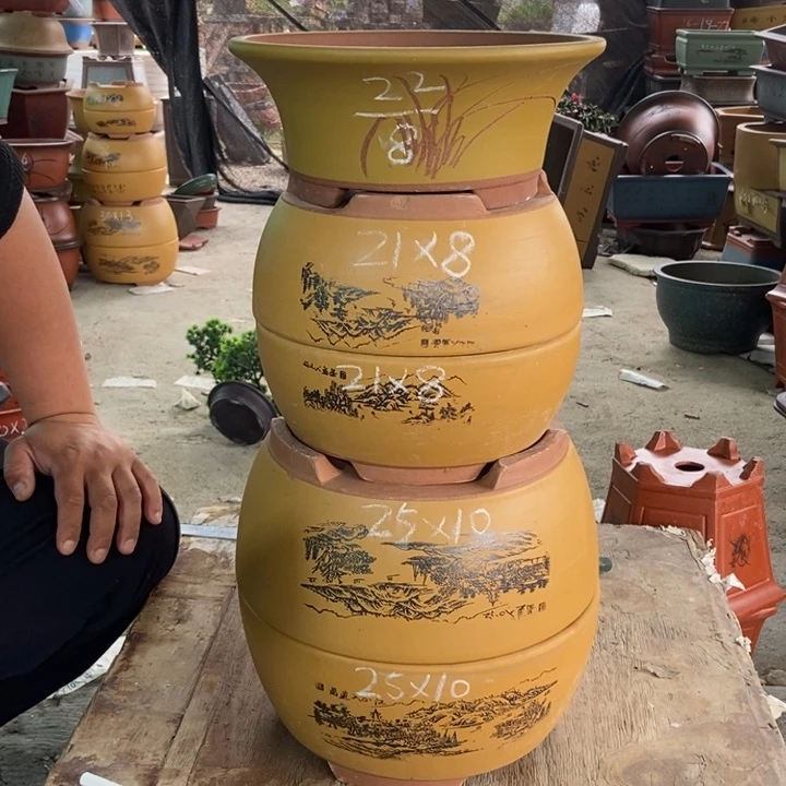 紫砂花盆紫砂紫砂